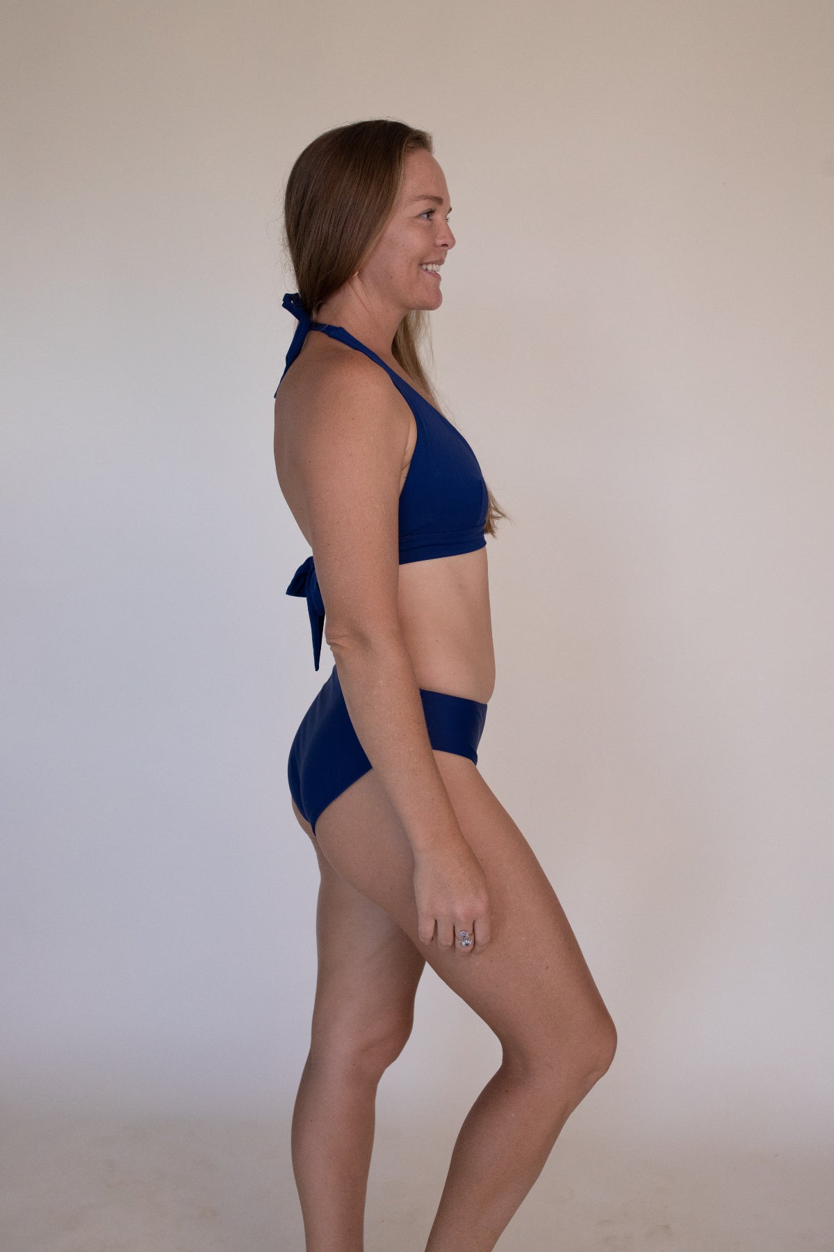 Supportive small batch swim top